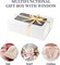 White Large Gift Box with Window – 13.5"x9"x4.3" – Bridesmaid Box, Birthday & Luxury Gift Box with Magnetic Closure, Ribbon & Card